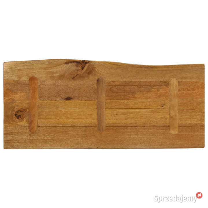 Blat stołu 90x40x38 naturalna krawędź lite