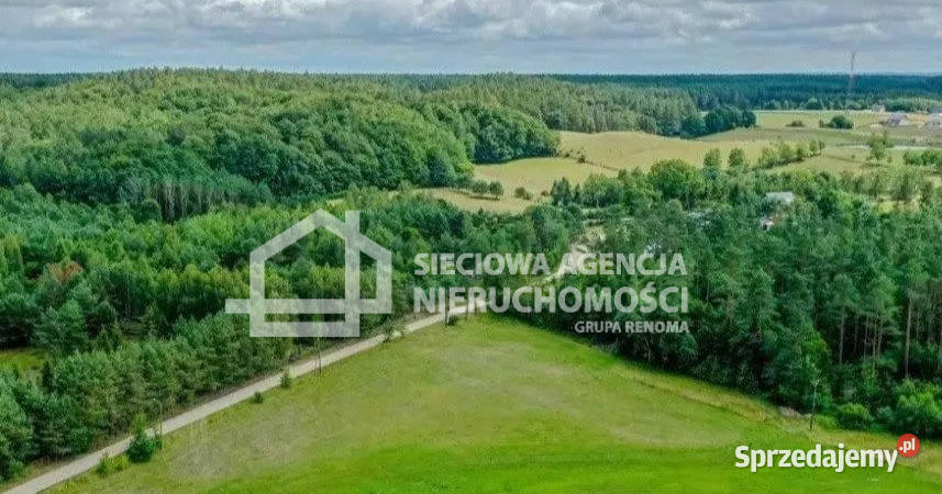 sprzedaży gruntu Warszkowo 1737m2 szambo Sprzedaż sprzedam