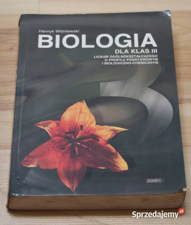 Henryk Wiśniewski Biologia klas III tradycyjny podręcznik Siedlce