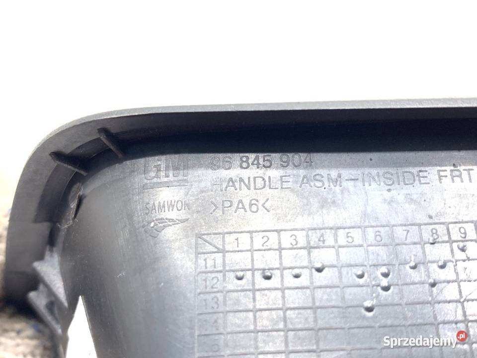 KLAMKA WEWNĘTRZNA PRAWY PRZÓD CHEVROLET CRUZE