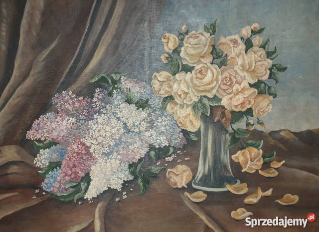 Stary obraz sygnowany Olga Boznańska Tarnów