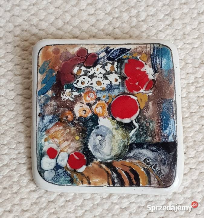 Broszka ceramiczna Dorota Gulbierz Warszawa