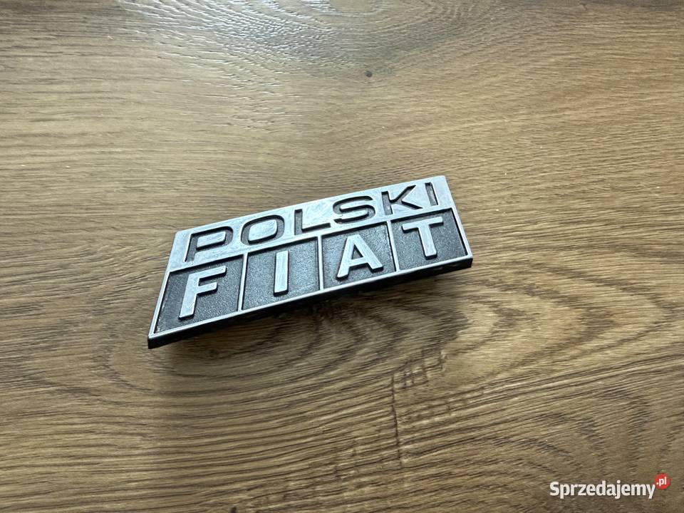 Emblemat przód Polski Fiat 126p śląskie Sosnowiec