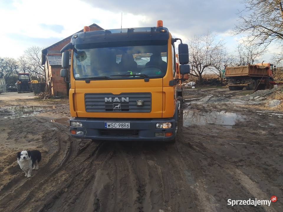 Man tgl12210 holownik pomoc drogowa płyta nie mazowieckie