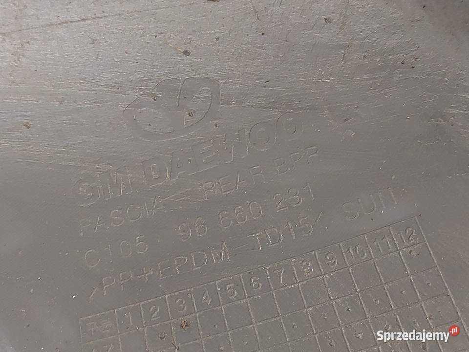 OPEL ANTARA 11r zderzak tył 96660231 osobowe świętokrzyskie Kielce sprzedam