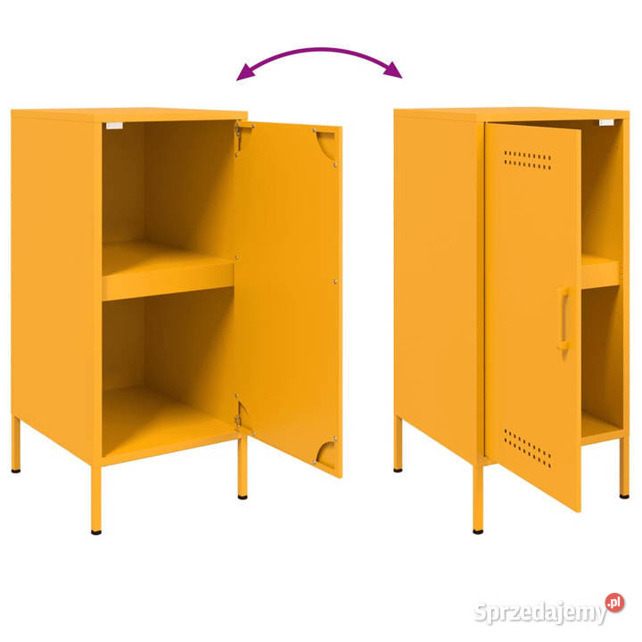 Szafka musztardowa 36x39x79 stal WM843018 Warszawa