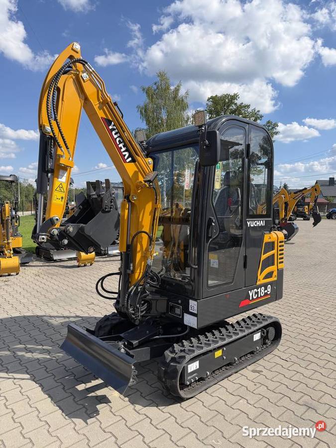Mini koparka NEX YUCHAI YC18-9 silnik Yanmar hydraulika Nabtesco Warszawa
