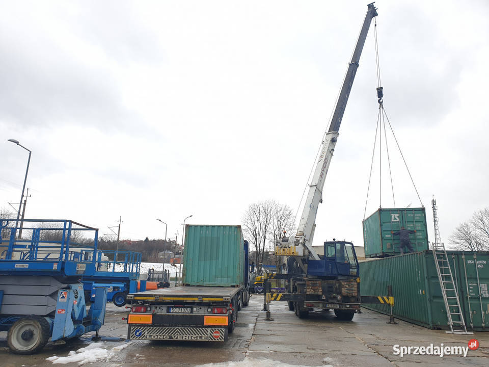 Wynajem kontenerów morskich Jasło