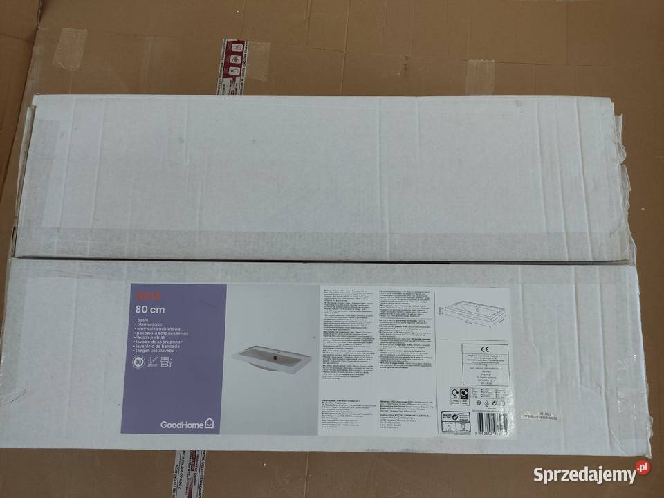 Umywalka ceramiczna GoodHome Lana 814 z syfonem Łódź