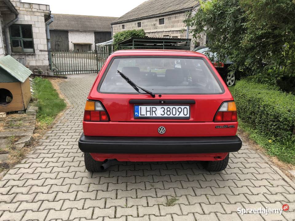 Vw golf 2 w stanie fabrycznym Rok produkcji 1991 sprzedam