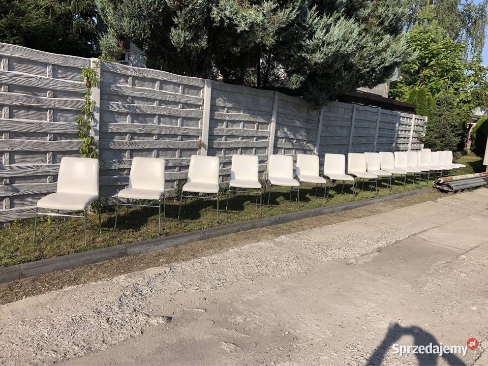 Krzesło białe 46cm Nowa Sól