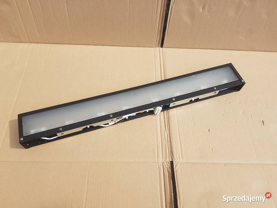 Kinkiet ścienny PÓŁKA PODŚWIETLANA lustro CZARNA Warszawa