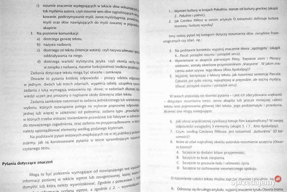 Język polski Matura 2007 Cz1 M B Kupisz Rok wydania 2006