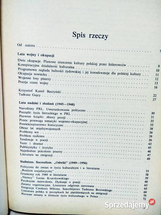 Literatura polska Matuszewski polskie Warszawa