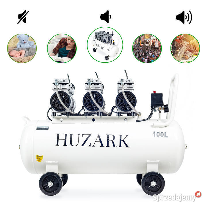 Profesjonalny Kompresor bezolejowy sprężarka Tarnów