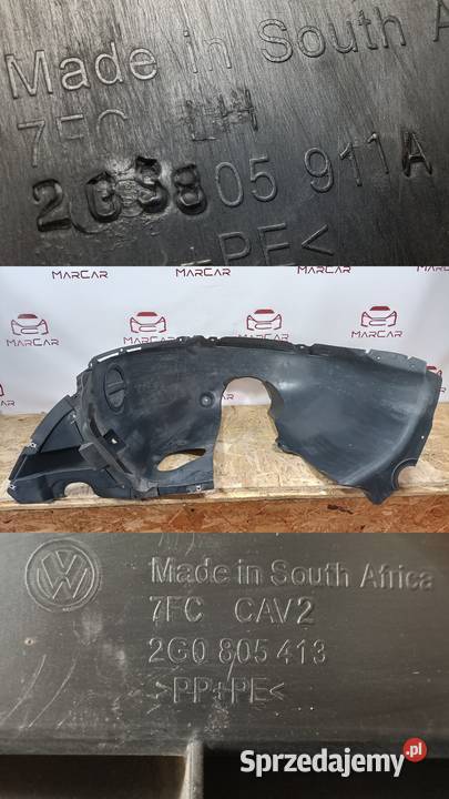 VW POLO VI 17 NADKOLE LEWY PRZÓD 2G0805413 Pleszew