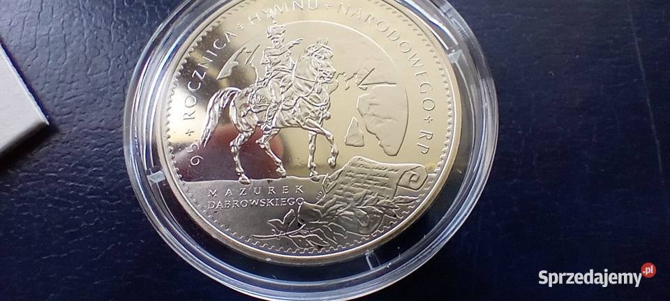 Stare monety Medal 95 Rocznica Hymnu Narodowego Lesko