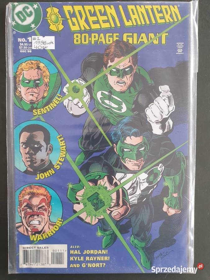 Green Lantern zestaw 5 oryginalnych komiksów DC Gdynia
