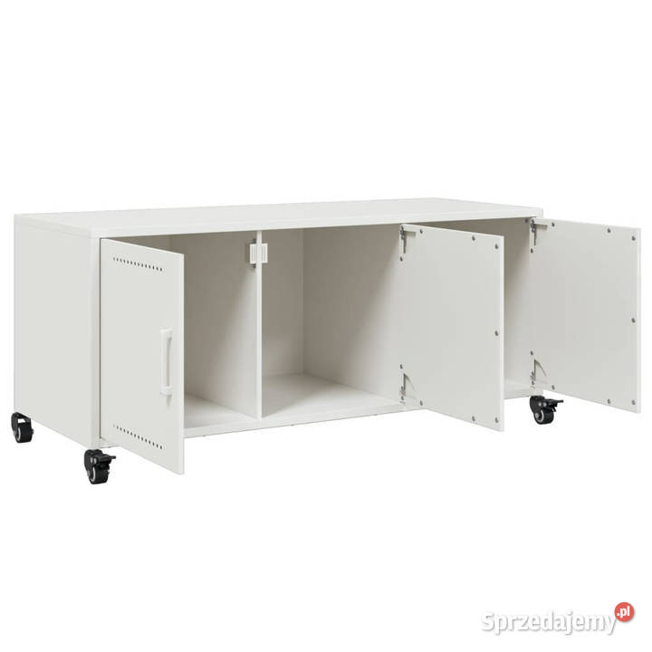 Szafka RTV biała 1005x39x435 stal WM846649 Warszawa sprzedam