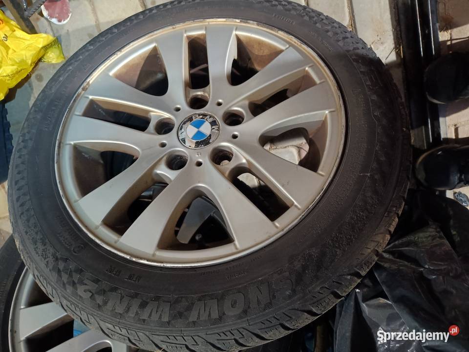 Koła BMW 16 alufelgi z oponami 205 55 16 lubelskie Puławy sprzedam