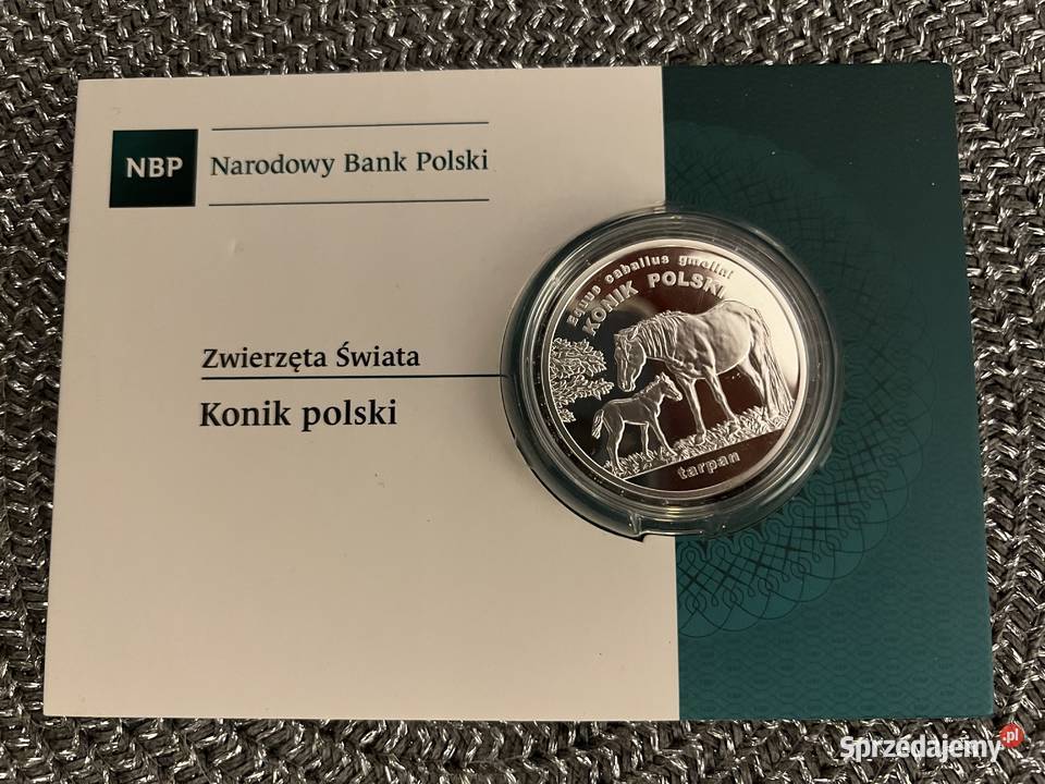 Moneta srebrna - Konik Polski - Tarpan - 20 złoty - 2014r.