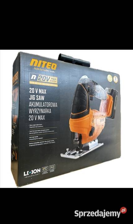 Wyrzynarka akumulatorowa 20V Nowa NITEO sprzedam