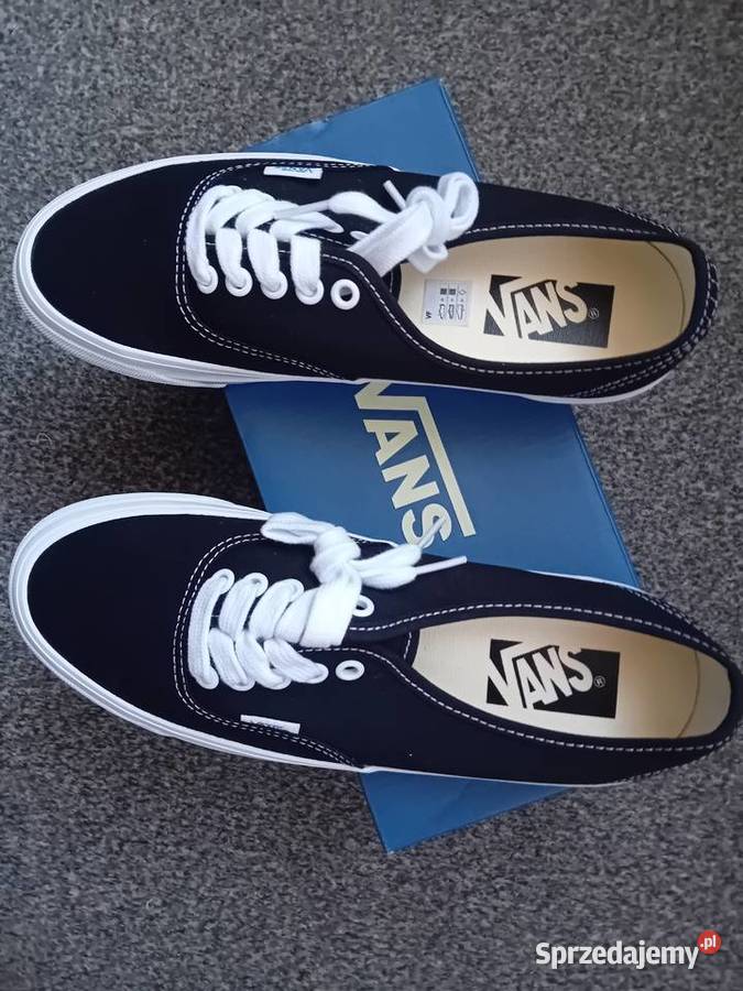 Nowe oryginalne trampki VANS Black Authentic pomorskie Malbork