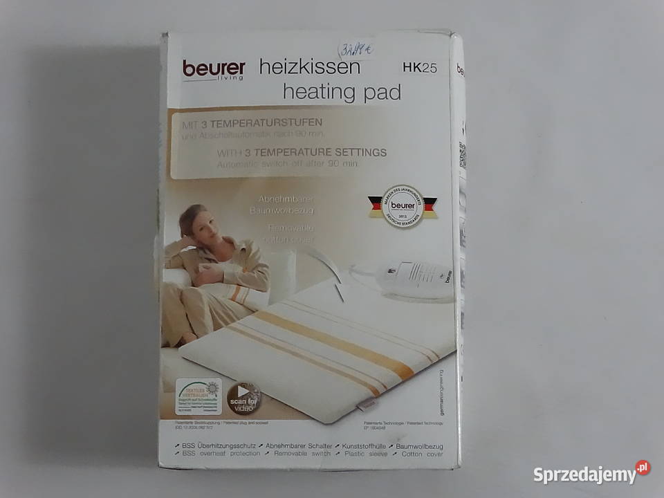 Poduszka elektryczna Beurer HK 25 3 poziomy mocy Biłgoraj