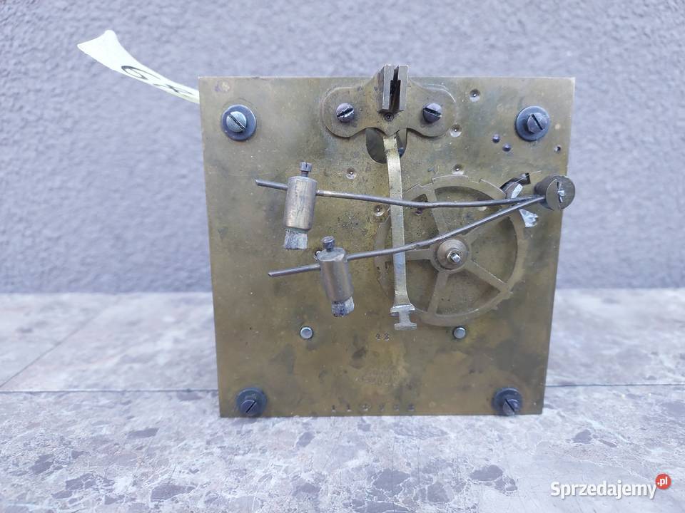 687 Mechanizm starego zegara ściennego Peerless pomorskie