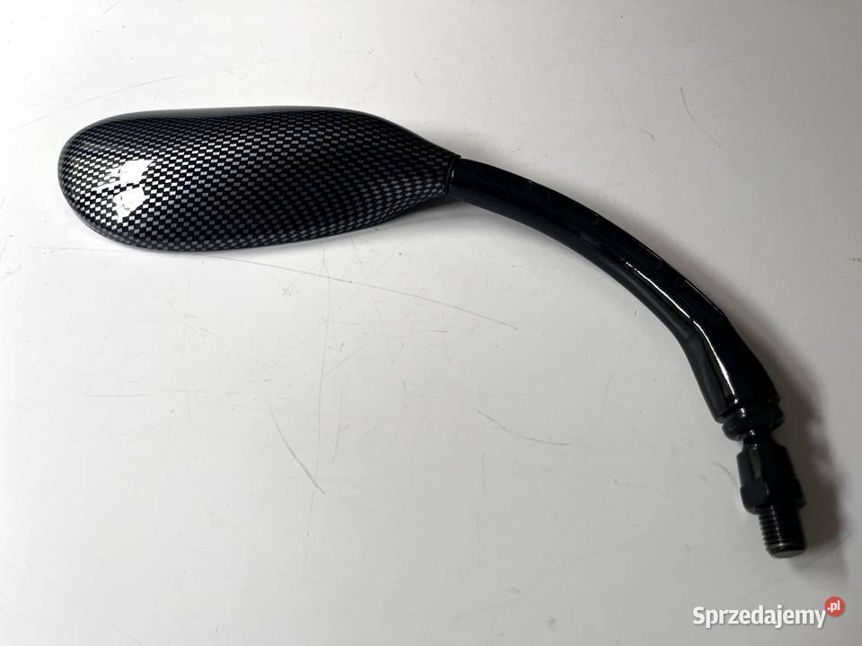 Motocyklowe lusterko prawe łezka carbon gwint Łobżenica sprzedam