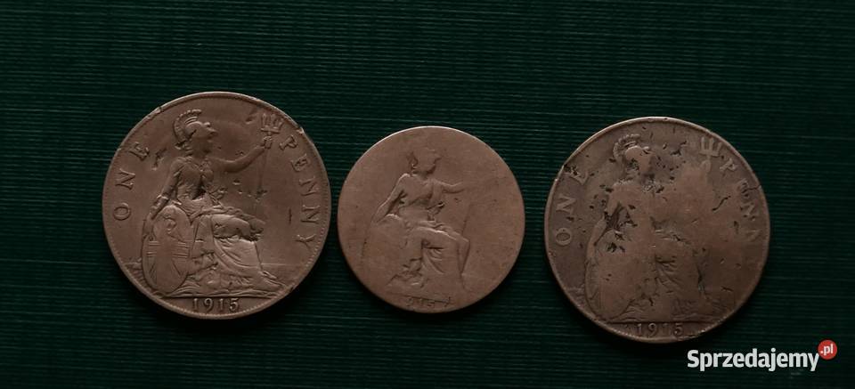 WIELKA BRYTANIA 1915r zestaw Gliwice sprzedam