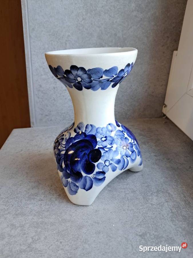 świecznik z prlu fajans z Włocławka stan wys 14