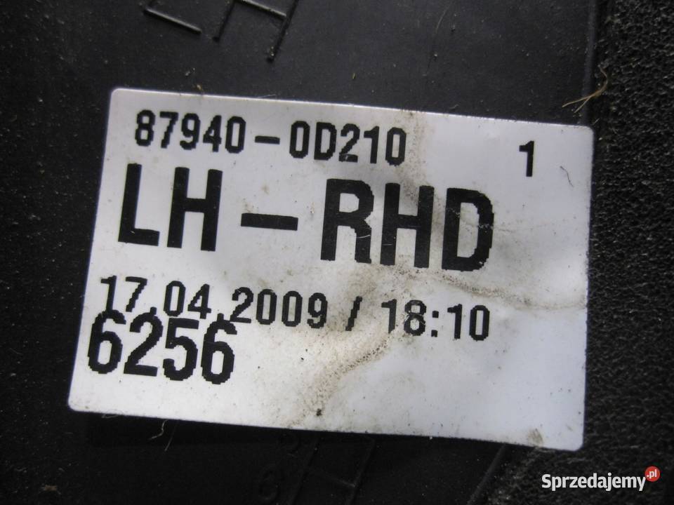 TOYOTA YARIS II LIFT 09r lusterko lewe