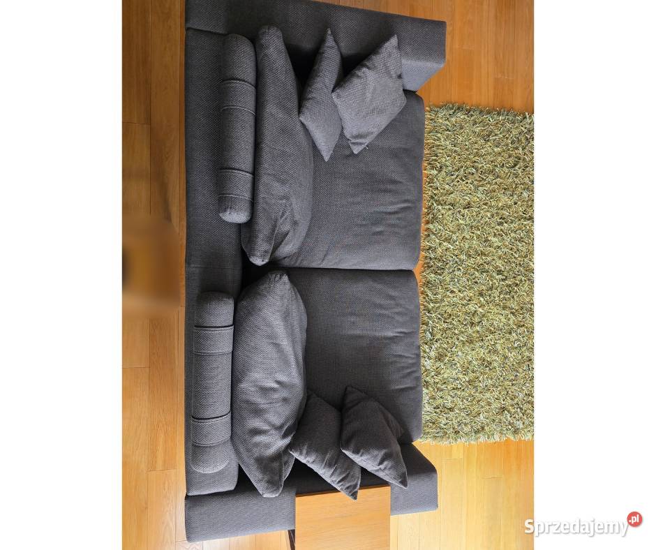 Sprzedam kanapę z poduszkami pufą Warszawa sprzedam