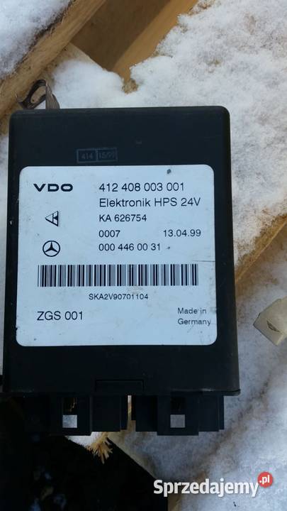 Sterownik VDO 412408003001 0004460031 HPS ciężarowe Układ elektryczny Rzędowice