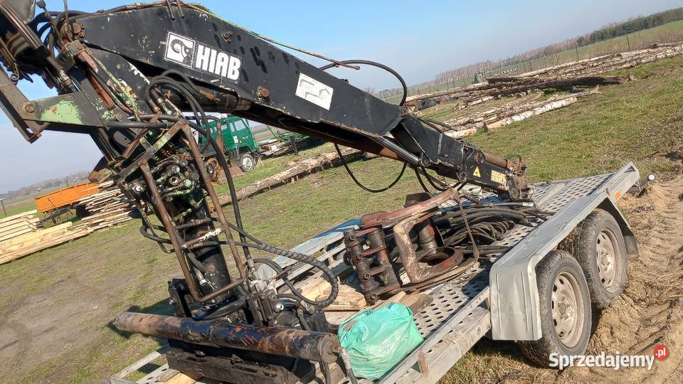 HDS z chwytakiem Hiab 35 tony udźwigu 5 mwysow Biała Podlaska sprzedam