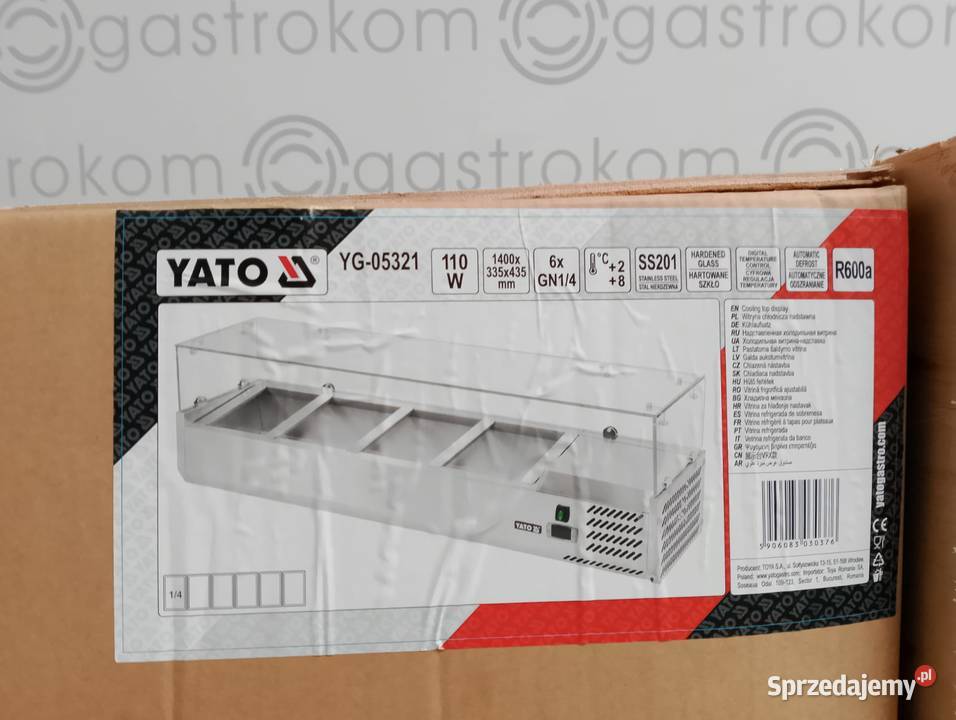 Stół chłodniczy 3drzwiowy YATO YG05305 z blatem Wrocław