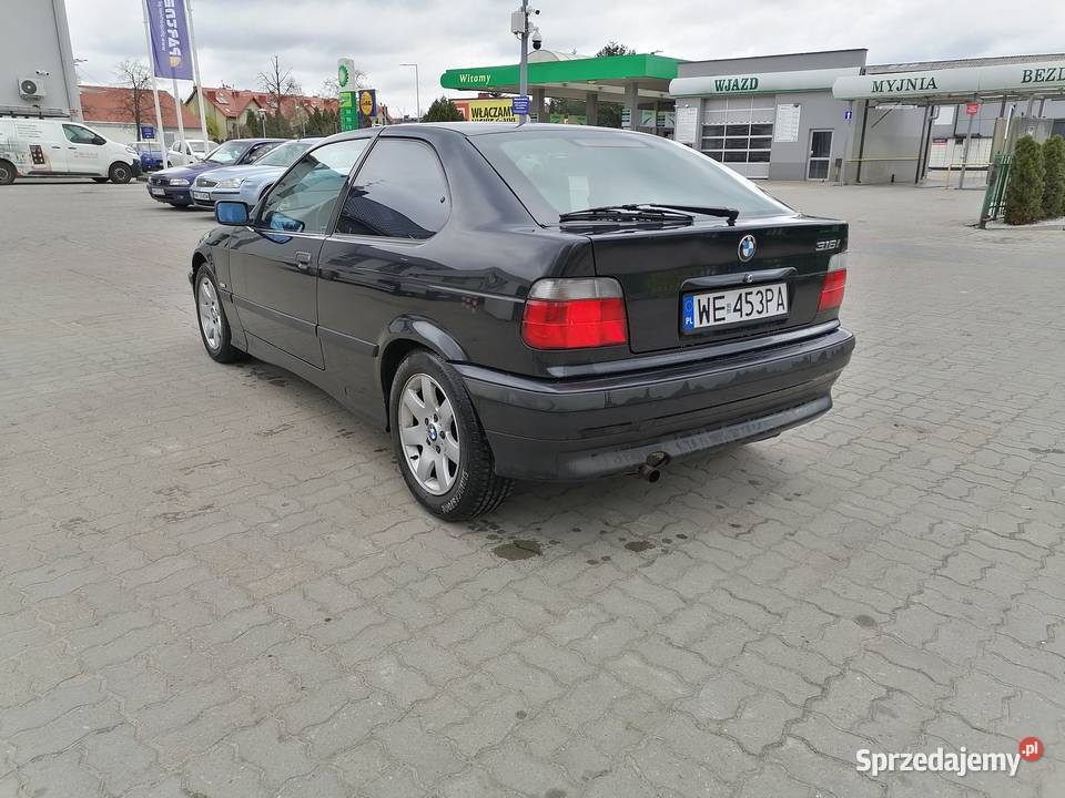 BMW E36 316i Compact 102KlimaZadbana zielona benzyna
