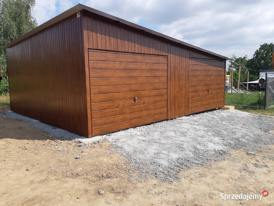 Garaż Blaszany ORZECH Złoty Dąb Blaszak GARAŻE Międzychód