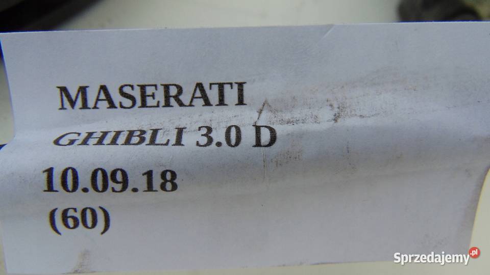 ZACISK HAMULCOWY TYLNY TYŁ MASERATI GHIBLI 30D zaciski Nowy Tomyśl sprzedam