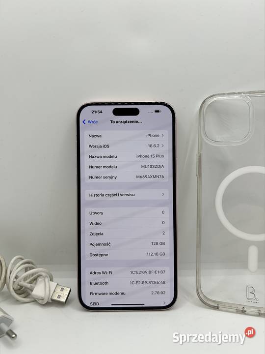 iPhone 15 plus 100 kondycji na gwarancji