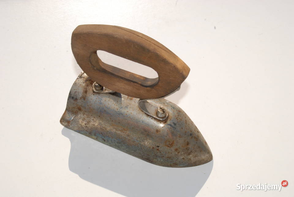 Stare żelazko przedwojenne sygnowane antyk śląskie