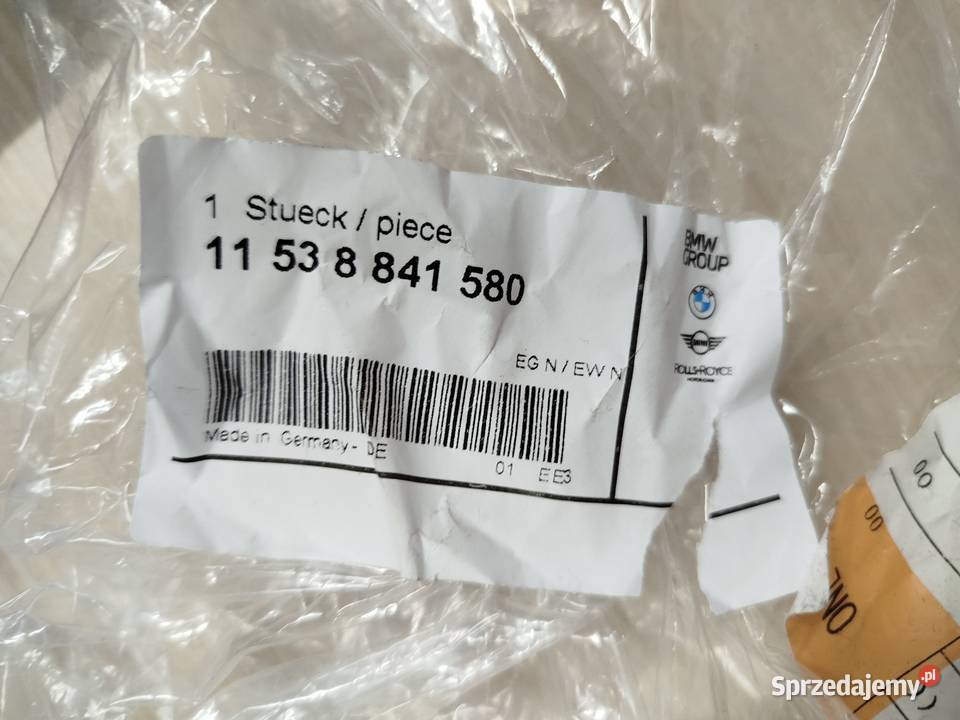 Przewód chłodzenia turbo BMW 11538841580 Chłodnie wody Łódź