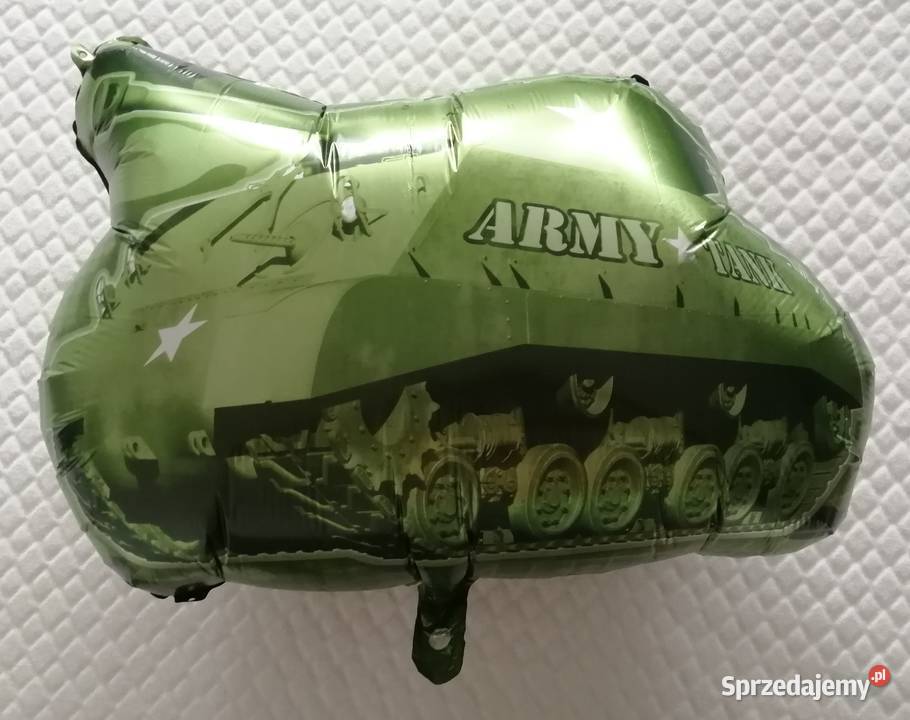 Balon foliowy czołg zielony 42x55x25 Zabawka Edukacyjne śląskie Czeladź