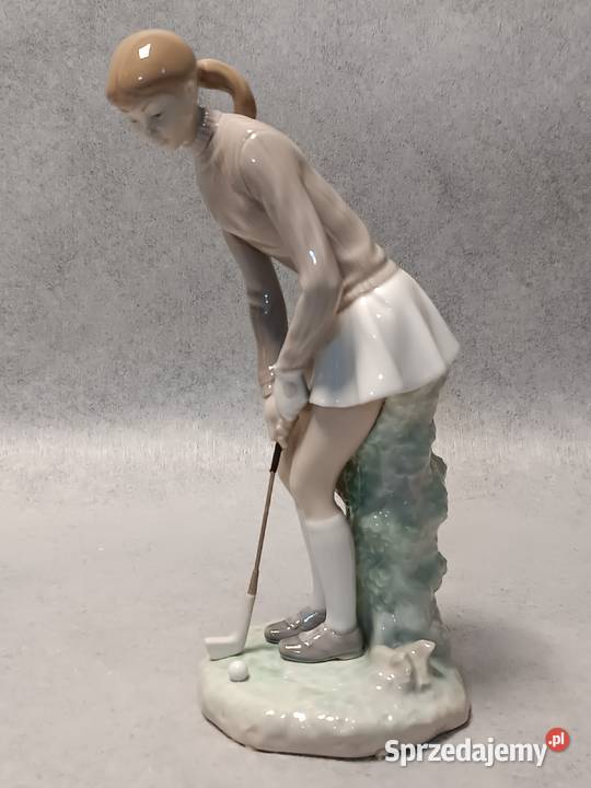 LLADRO 4851 Lady Golfer Dziewczyna grająca w zachodniopomorskie
