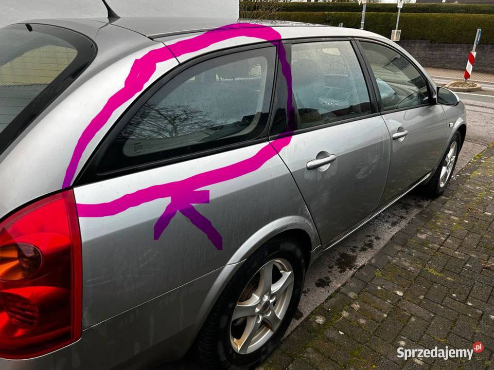 NISSAN PRIMERA p12 szybka karoseryjna Ostrów Wielkopolski