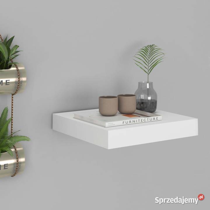 vidaXL Wisząca półka ścienna biała 23x235x38 Warszawa