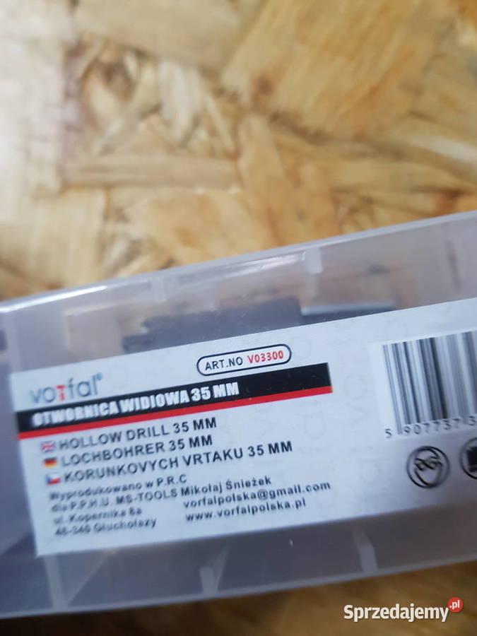 Otwornica do Metalu z węglikiem spiekanym 35 mm Głogowa