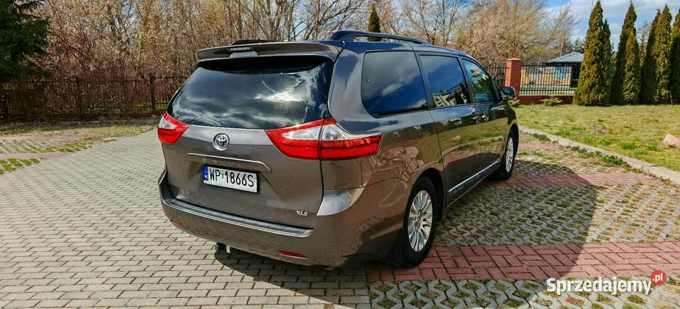 Toyota Sienna 2015 vat23 120 XLE Super stan Płock