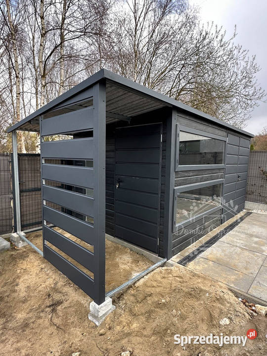 SCHOWEK DOMEK OGRODOWY 4x25 m wiata 12x 25 m
